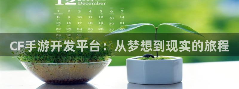 恩佐娱乐平台正规吗可靠吗：CF手游开发平台：从梦想到现实的旅
