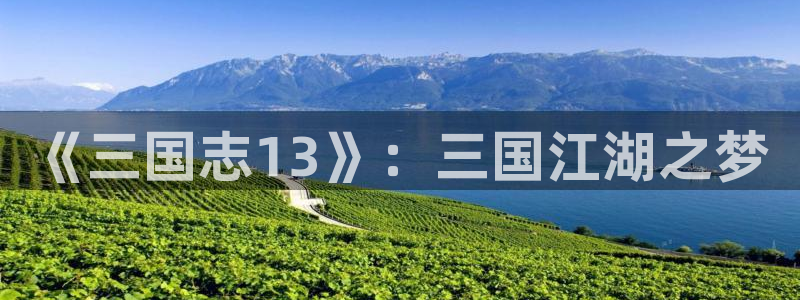 恩佐娱乐手机登录：《三国志13》：三国江湖之梦