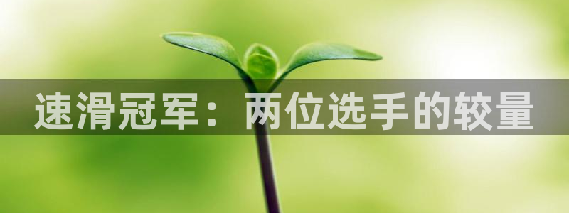 菲律宾ug环球官网：速滑冠军：两位选手的较量